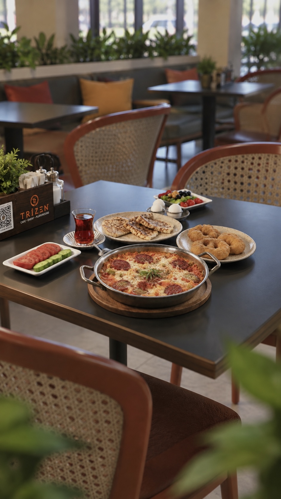 Sucuklu Kaşarlı Menemen