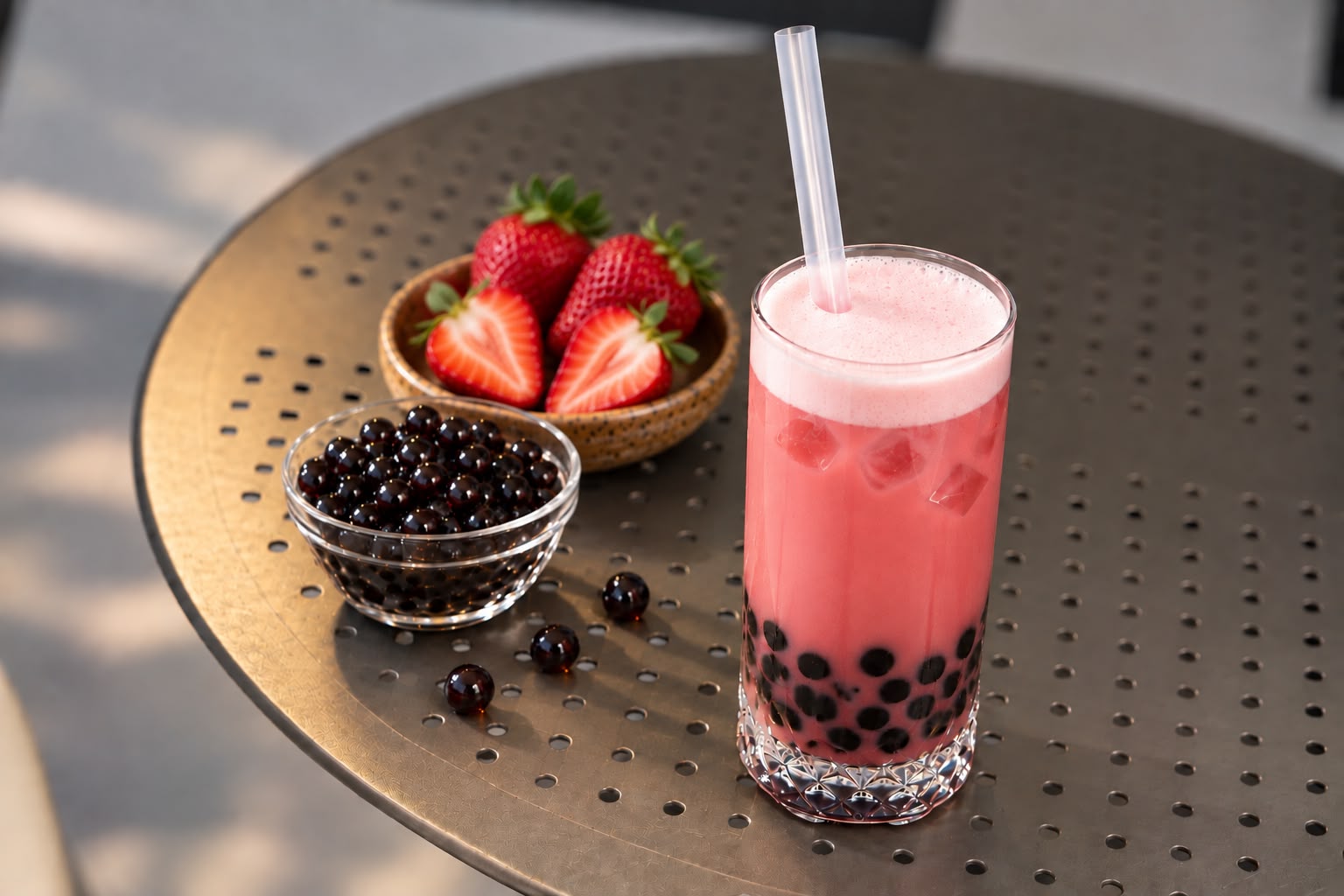 ÇİLEK BUBBLE TEA