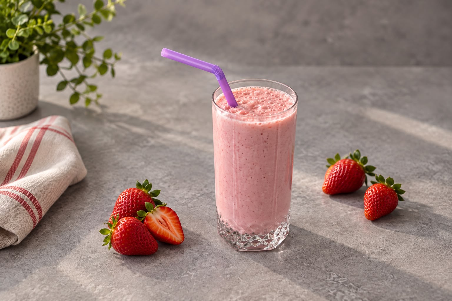 ÇİLEK MILKSHAKE